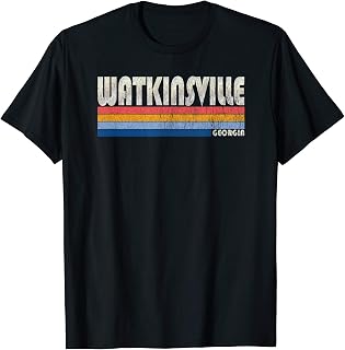 Vintage 70s 80s Style Watkinsville GA T-Shirt