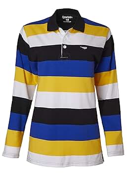 ウェア Boys in toyland BORDER RUGBY SHIRT BORDER RUGBY SHIRT