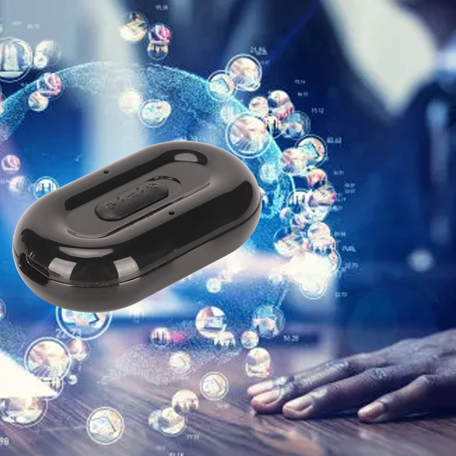 Dyktafon, Dyktafon Aktywowany Głosem Z Baterią Litową 500 mAh, Dyktafon Aktywowany Głosem do Spotkań Z Wykładami, Przenośny Magnetofon do Wykładów, Spotkań, Wywiadów(16 GIGA BAJTÓW)