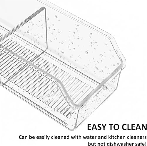 Miniatura 4 de Organizador de Bolsas de Té, Caja de Almacenamiento con Soporte, Cajón Transparente de Plástico para Paquetes de Té, Paquete de Azúcar, Café