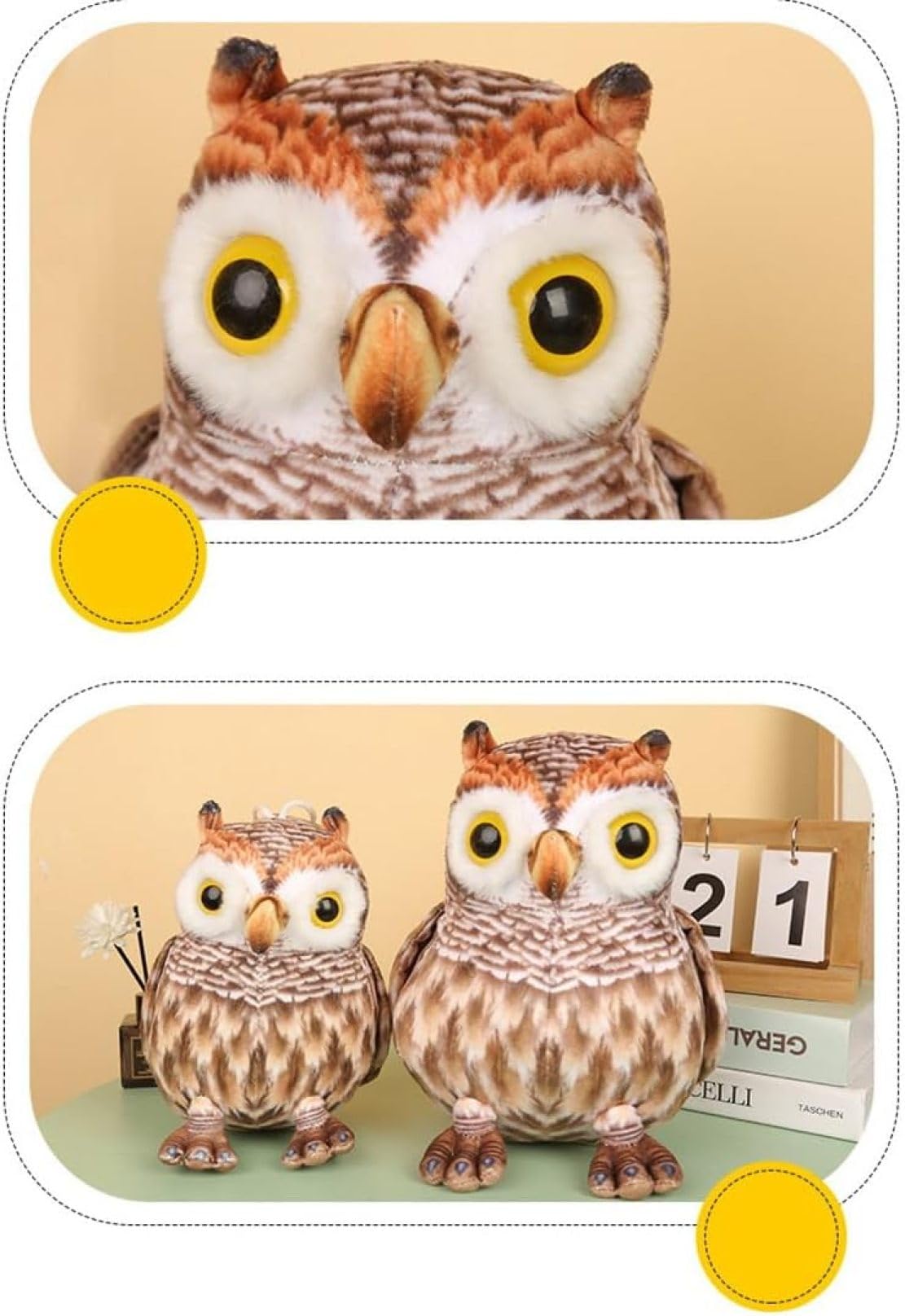 フクロウ リアル❗️ぬいぐるみ 約35cmタグ付き【残り2点】Mansa フクロウ リアル❗️ぬいぐるみ 約35cmタグ付き【残り2点】Mansa