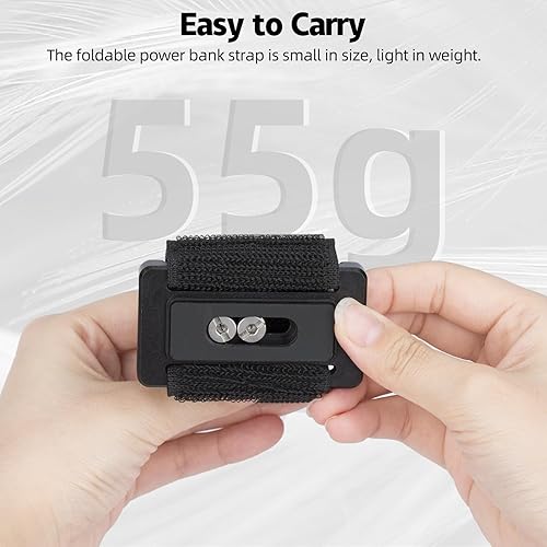 Miniatura 4 de Nitze Correa de banco de energía, soporte de banco de energía con tornillos de 1/4" para equipos de cámara y monitor - N22-C1