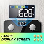 RunStar Smart Scale for Body Weight and Fat Percentage, High Accuracy Digital Bathroom Scale FSA or HSA Eligible with LCD Display for BMI 13 Body Composition Analyzer Sync with Fitness App