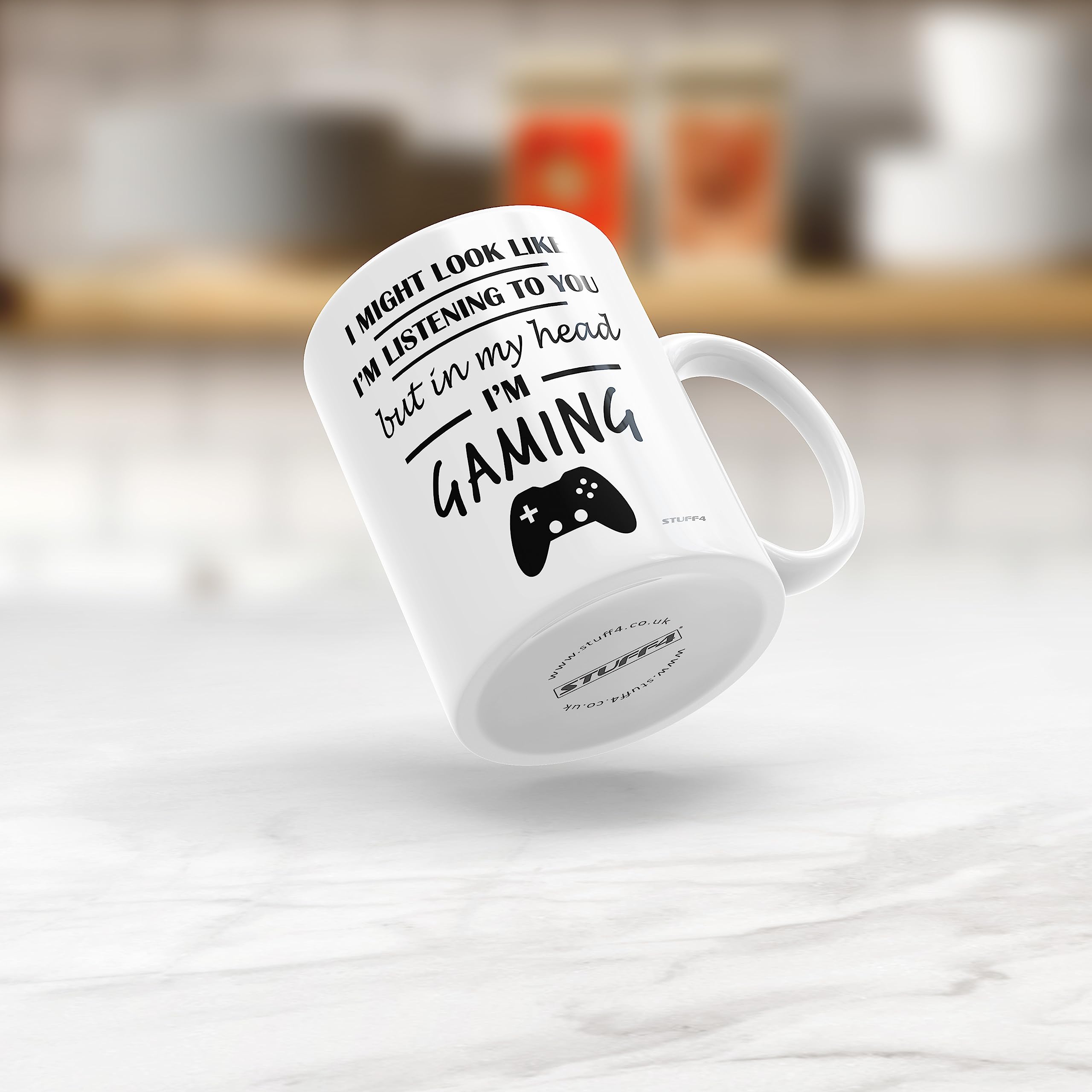 Tazza Divertente Per Ciclisti 'I Might Look Like I'm Listening' – Regalo Natale E Compleanno Per Biker