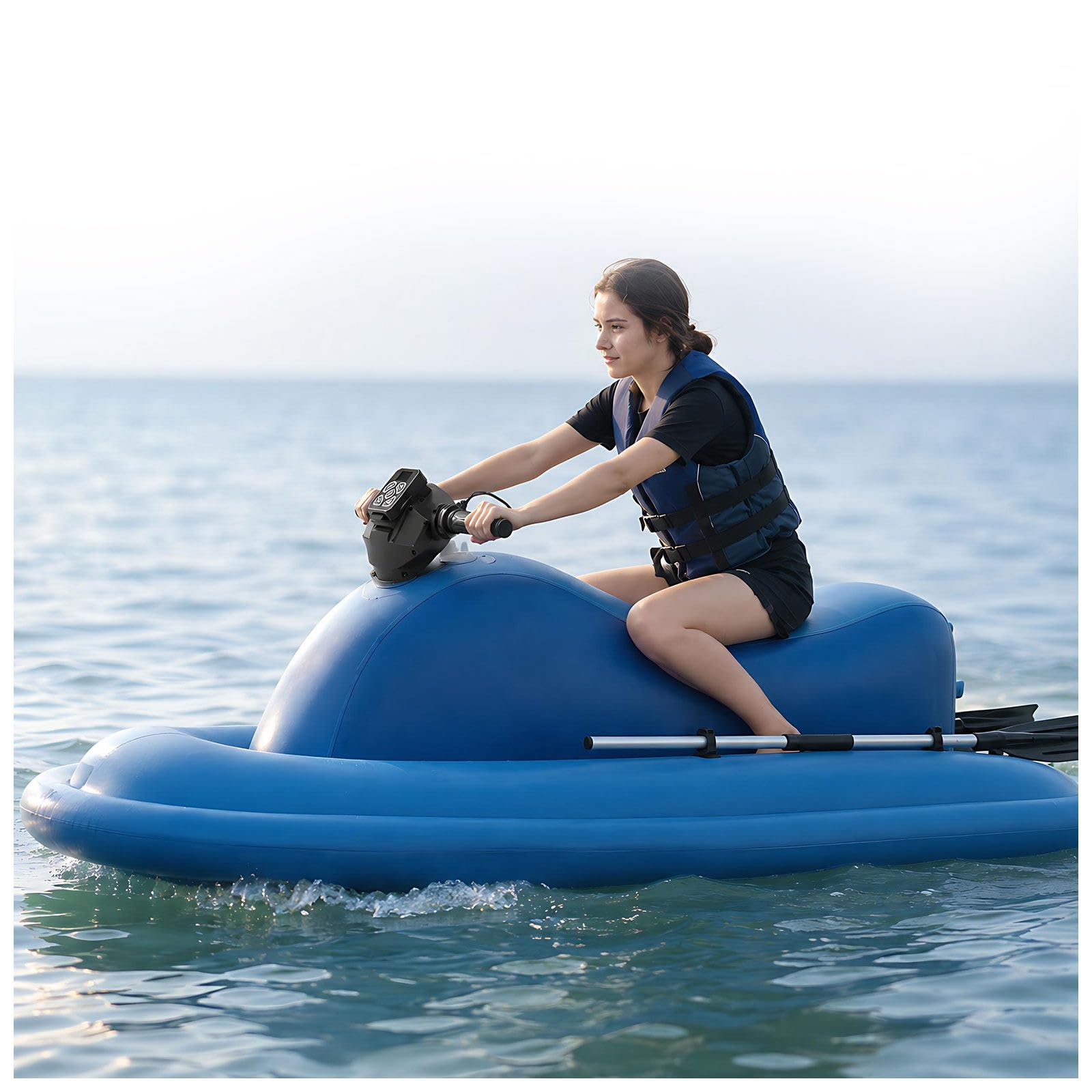 liuyunfeiGL Motorized Pool Float, Jet ski with Detachable 700W Motor
