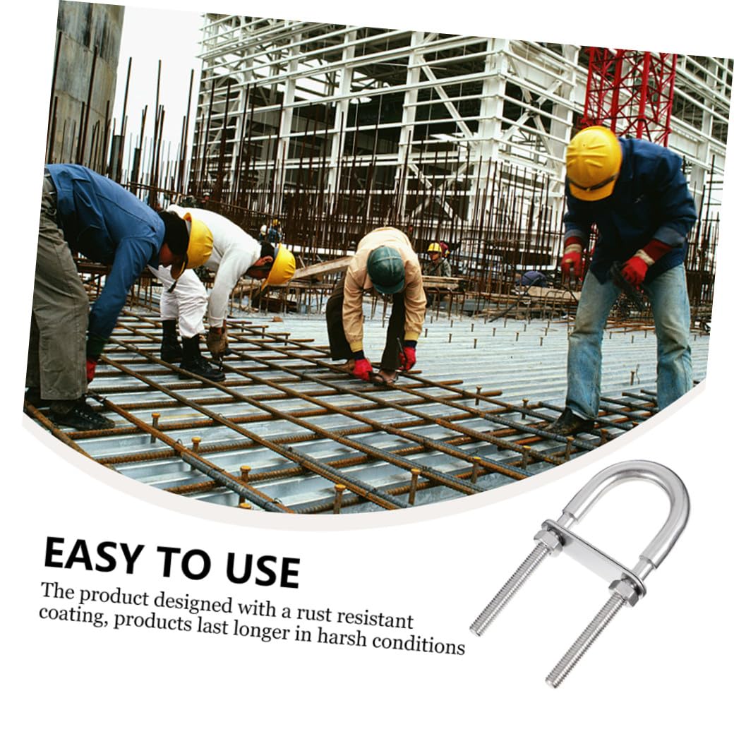304 Stainless Steel U-Bolt with Nuts and Washers for Boat Deck