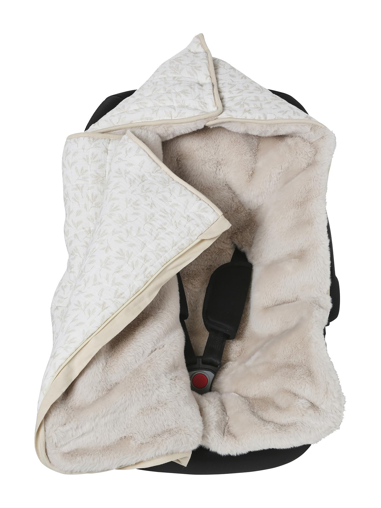 VERTBAUDET Nid d'ange en Gaze de Coton et Imitation Fourrure Hygge TU