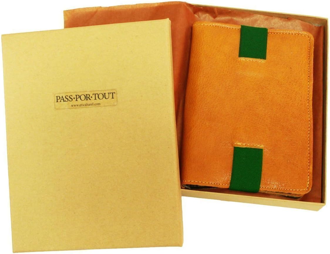 Camel Leather Passport Holder, Passport Wallet, Passport Cover, Passport Case
