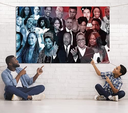 Miniatura 5 de Nepnuser Juneteenth - Telón de fondo para cabina de fotos, mes de la historia negra, festival afroamericano, febrero, decoración de fiesta de