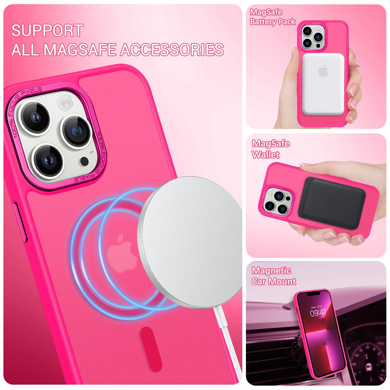 GaoBao Magnetic IPhone 14/13 Slim Fit Case [Compatible With - View #3