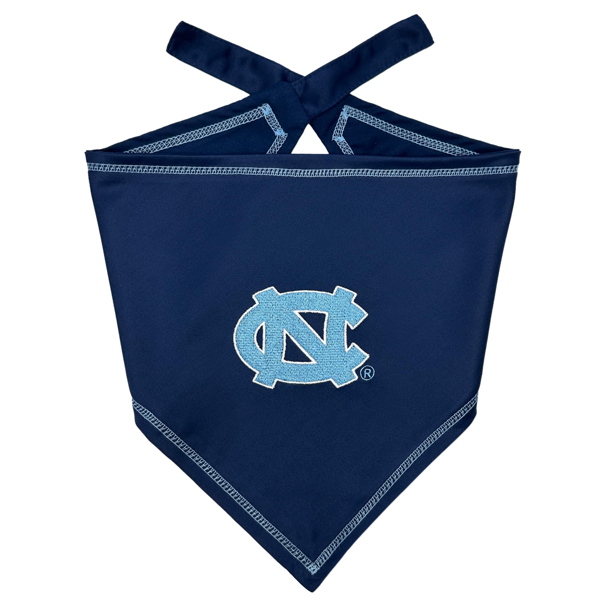 Pets First NCAA North Carolina Tar Heels TIE Bandana, Size Large/X-Large. Dog Bandana Scarf Bib for Pet Cat Dog. The Ultimate Game-Day, Party Bandana