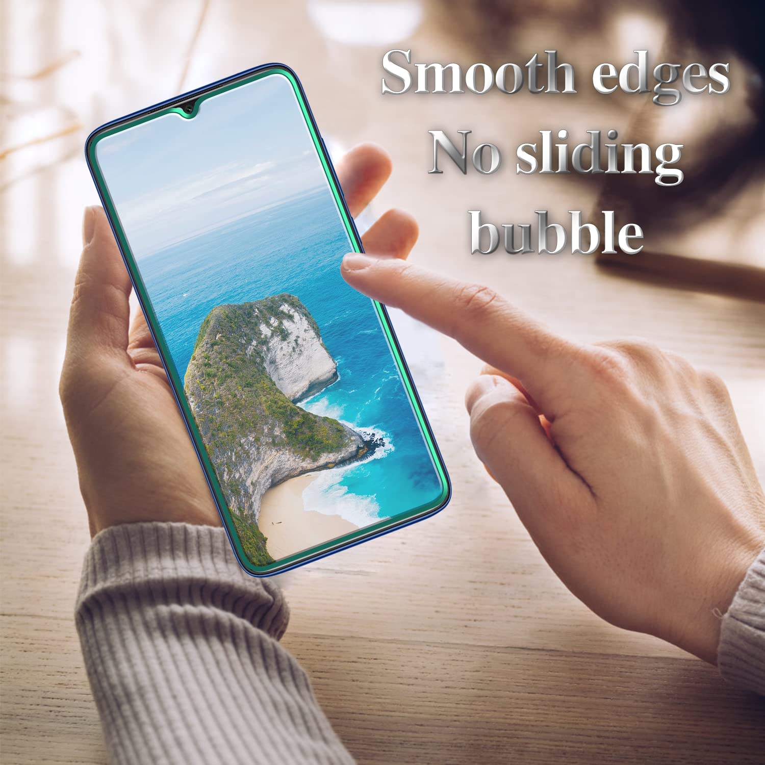 Vetro Temperato NEW'C Per Xiaomi Redmi Note 8 Pro E Redmi 9 - Anti Graffio, 9H, Ultra Trasparente - Foto 11