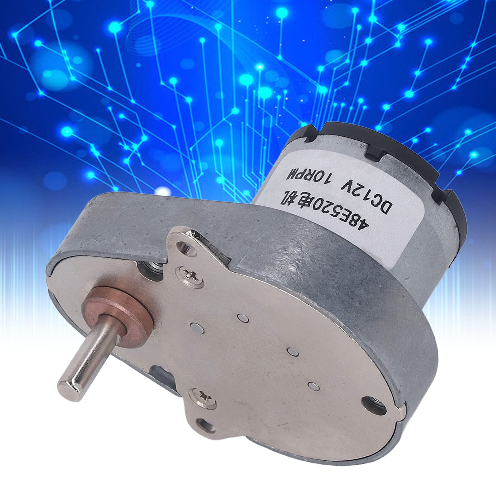 DC 12V 5RPM Getriebemotor – Hohes Drehmoment, Exzentrische Welle, Metallgetriebe – Für Roboter, Drehtische & Torantriebe
