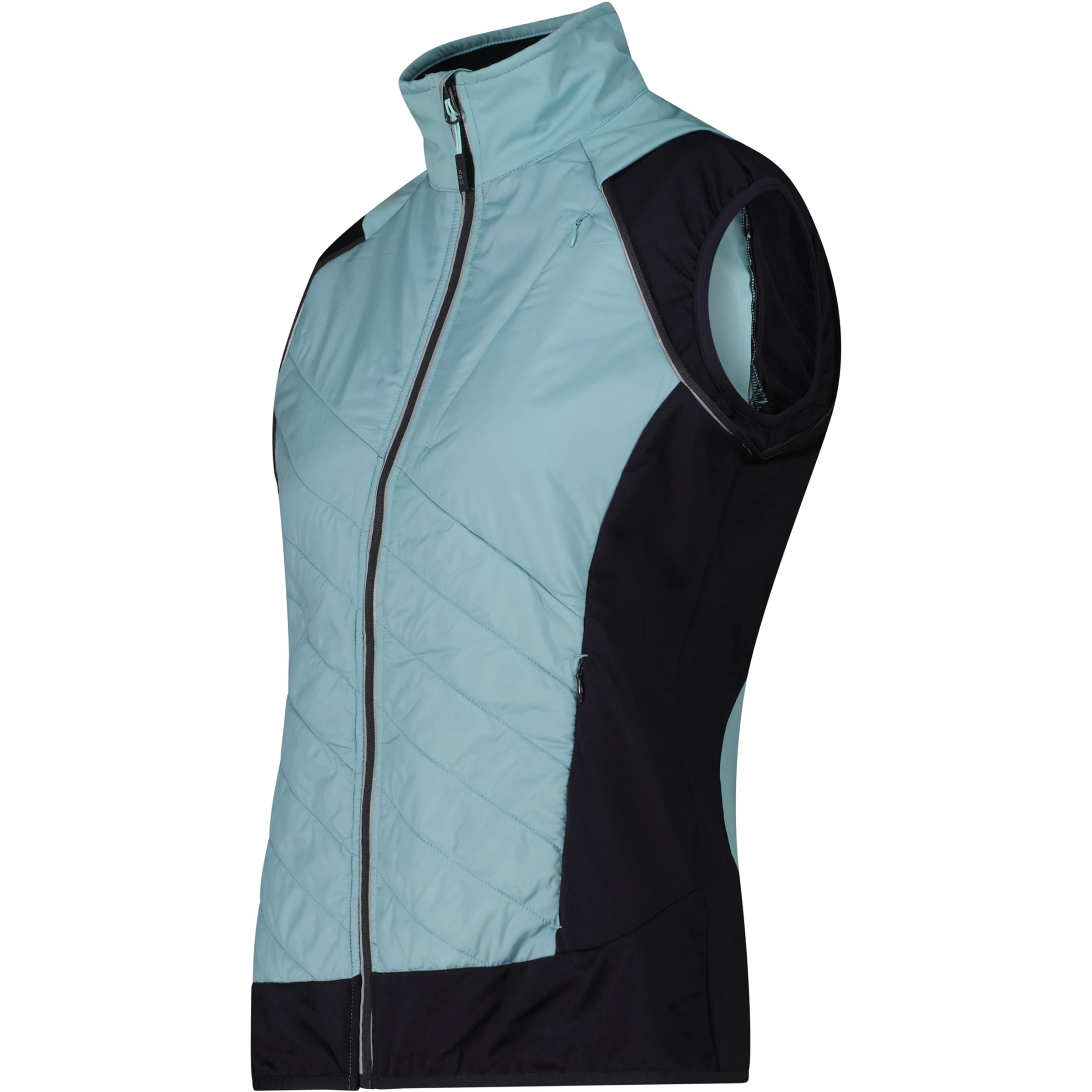 CMP WOMAN JACKET WITH DETACHABLE SLEEVES LAGOON