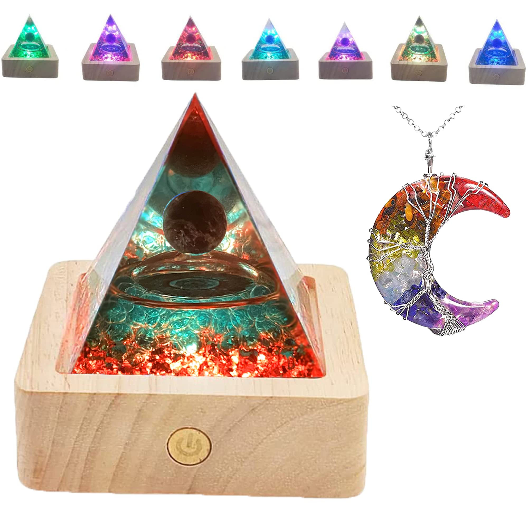 Orgone Machine ORGONE GENERATOR 60MM CLEAR QUARTZ – Oasis Beads