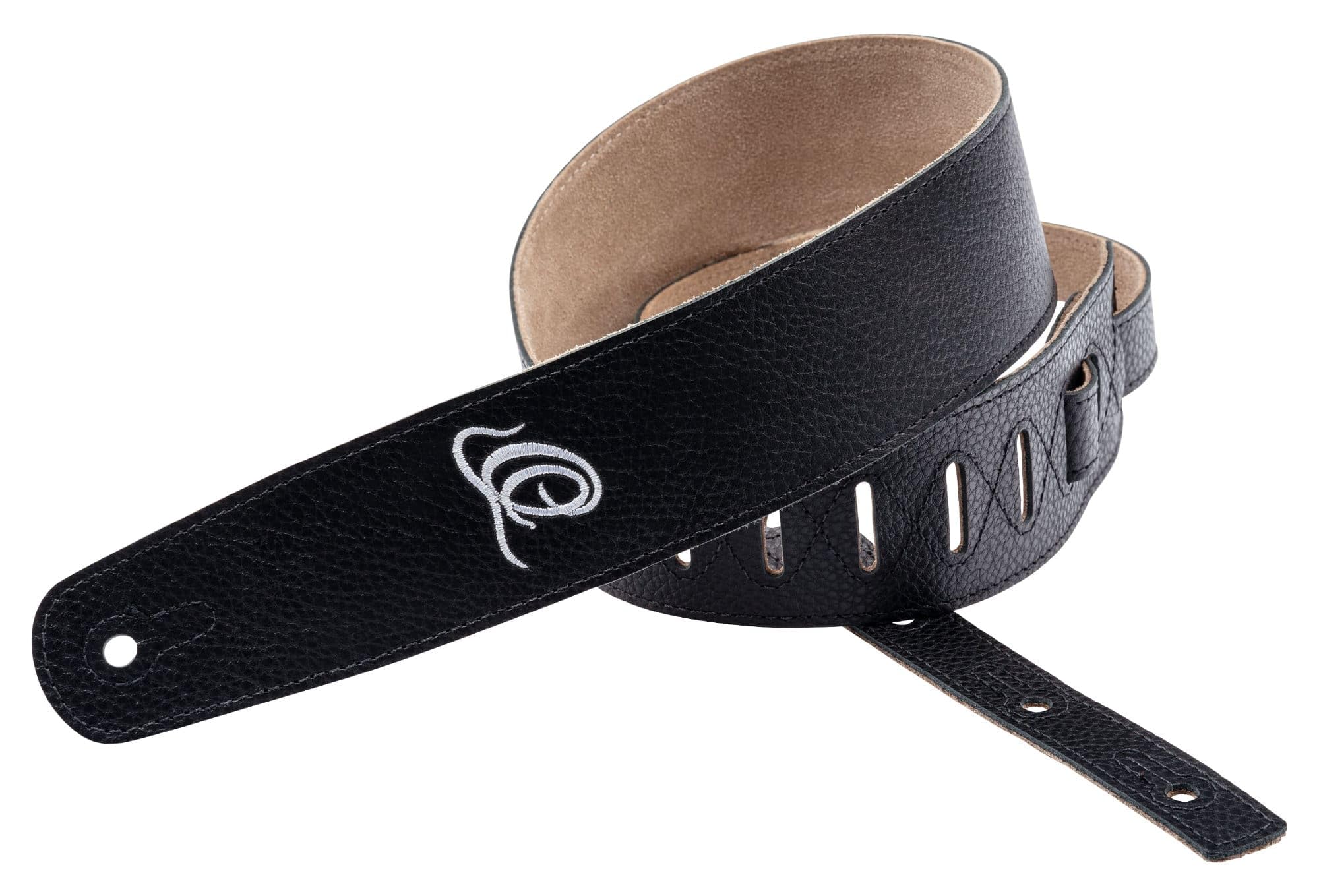 Ortega Guitars Adjustable Guitar Strap, Acoustic Guitar / Bass, Electric Guitar / Bass, Suede Series, Suede Leather