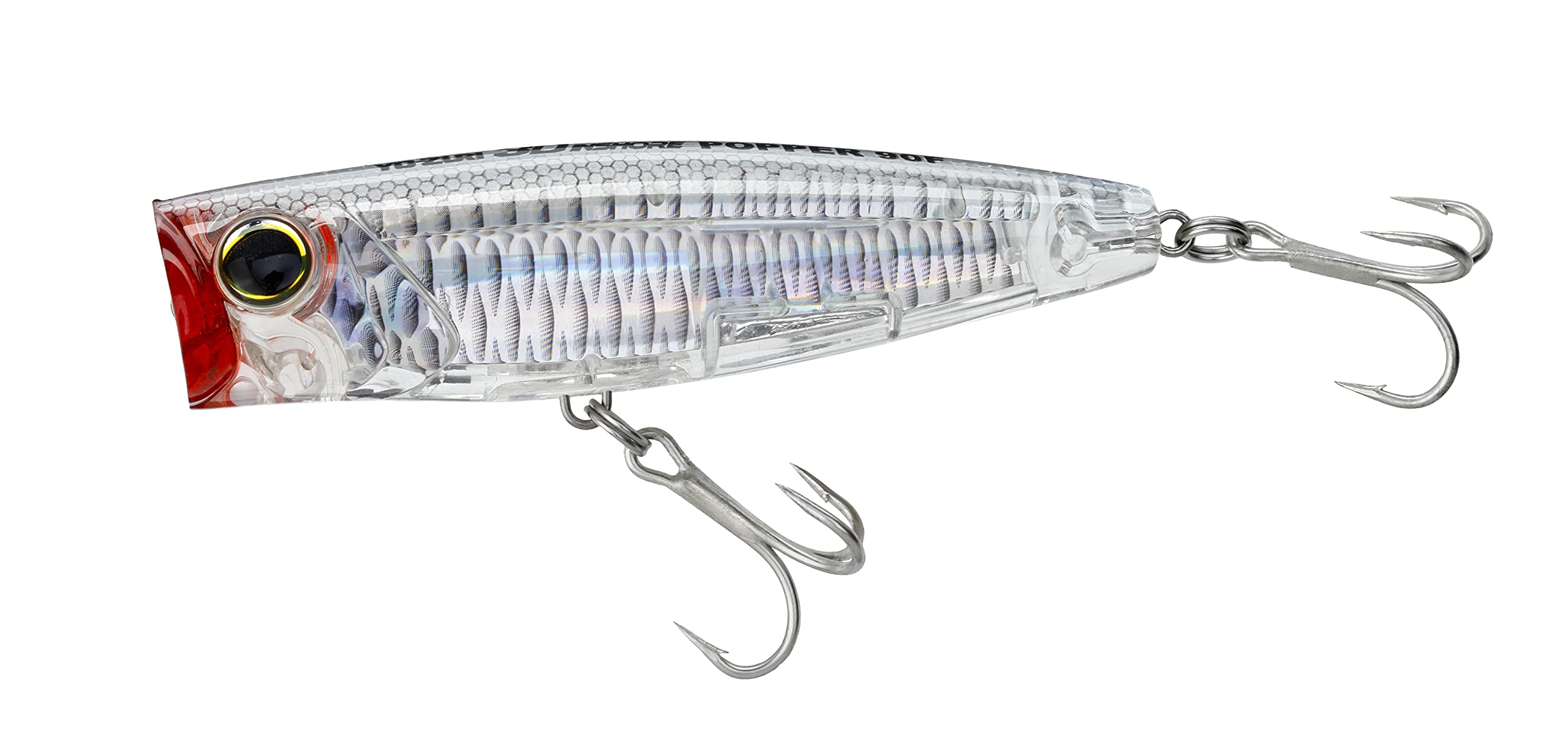 Yo-Zuri R1411-HGSH: 3D Inshore Popper (F) 90Mm 3-1/2", Ghost Shad
