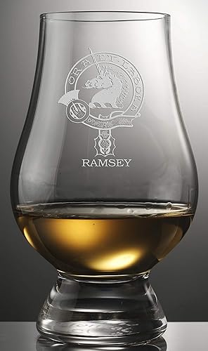 GLENCAIRN CLAN RAMSEY MARCA WHISKY GLASS EN CARTÓN DE REGALO