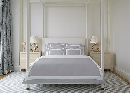 Saferay Green Hotel Luxury - Juego de funda de edredón de 3 piezas, 850 hilos, 100% algodón orgánico, colección de ropa de cama de gran tamaño,