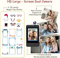 PTHTECHUS Gyerek Mobiltelefon 3,8" Érintőképernyővel - Játéktelefon Hívás, SOS, MP3, Kamera, 16 Játék, Lépésszámláló Funkcióval - Fiúknak és 5