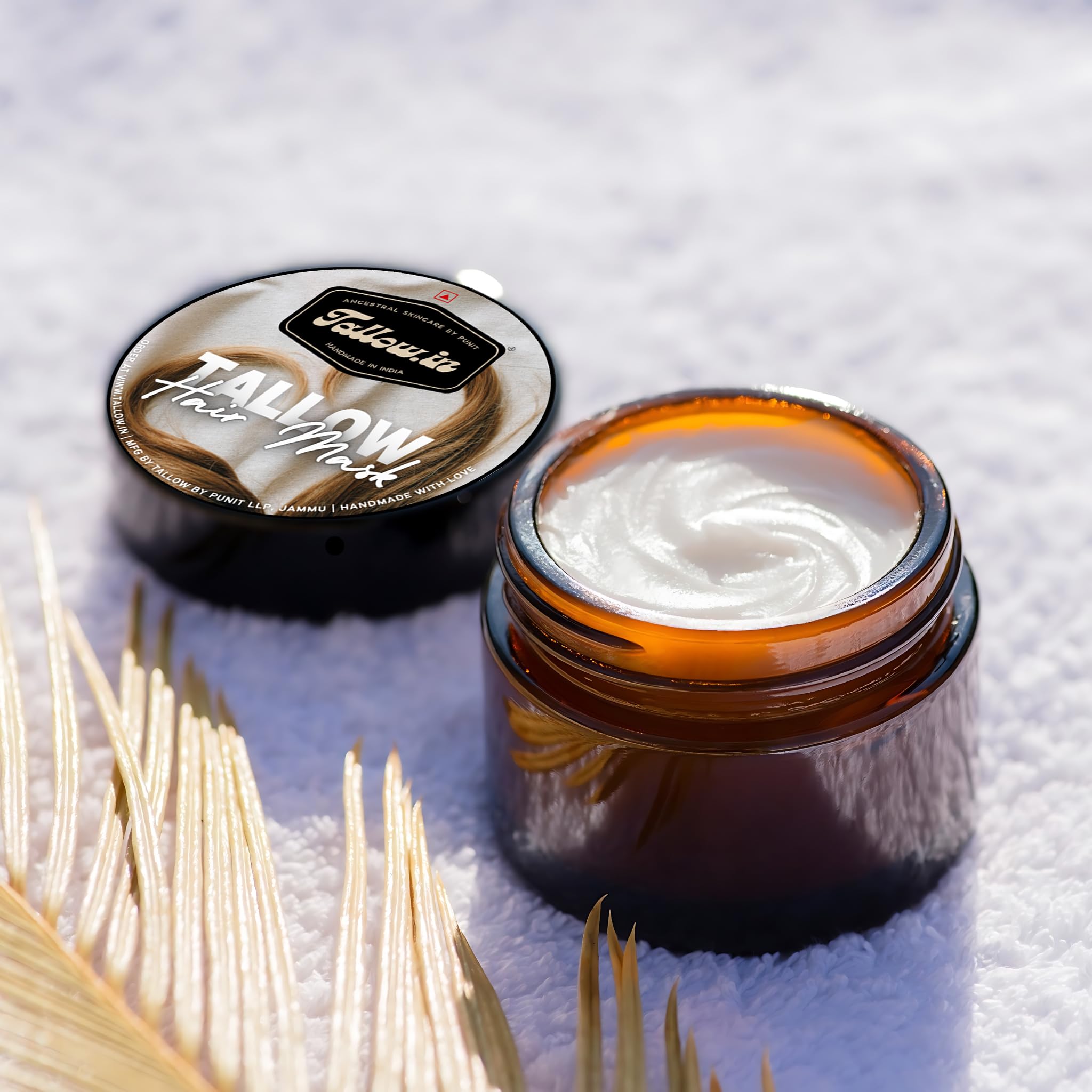 PUNiT's Original Tallow Hair Mask-Transform your hair with our Original Tallow Hair Mask (30g) | Mask For Dry and Damaged Hair | Enriched with organic beeswax and an Essential Oil Blend-image-14