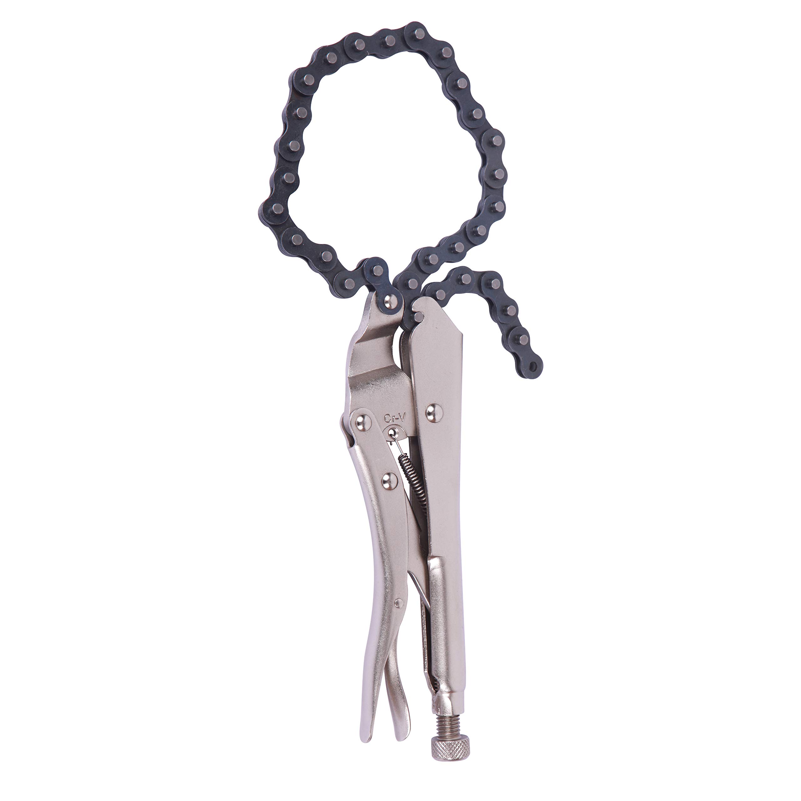 WORKPRO Chain Clamp Locking Pliers, 19-inch, Easy Lock and Release Action, (1 Pair), Zinc, 19 in
