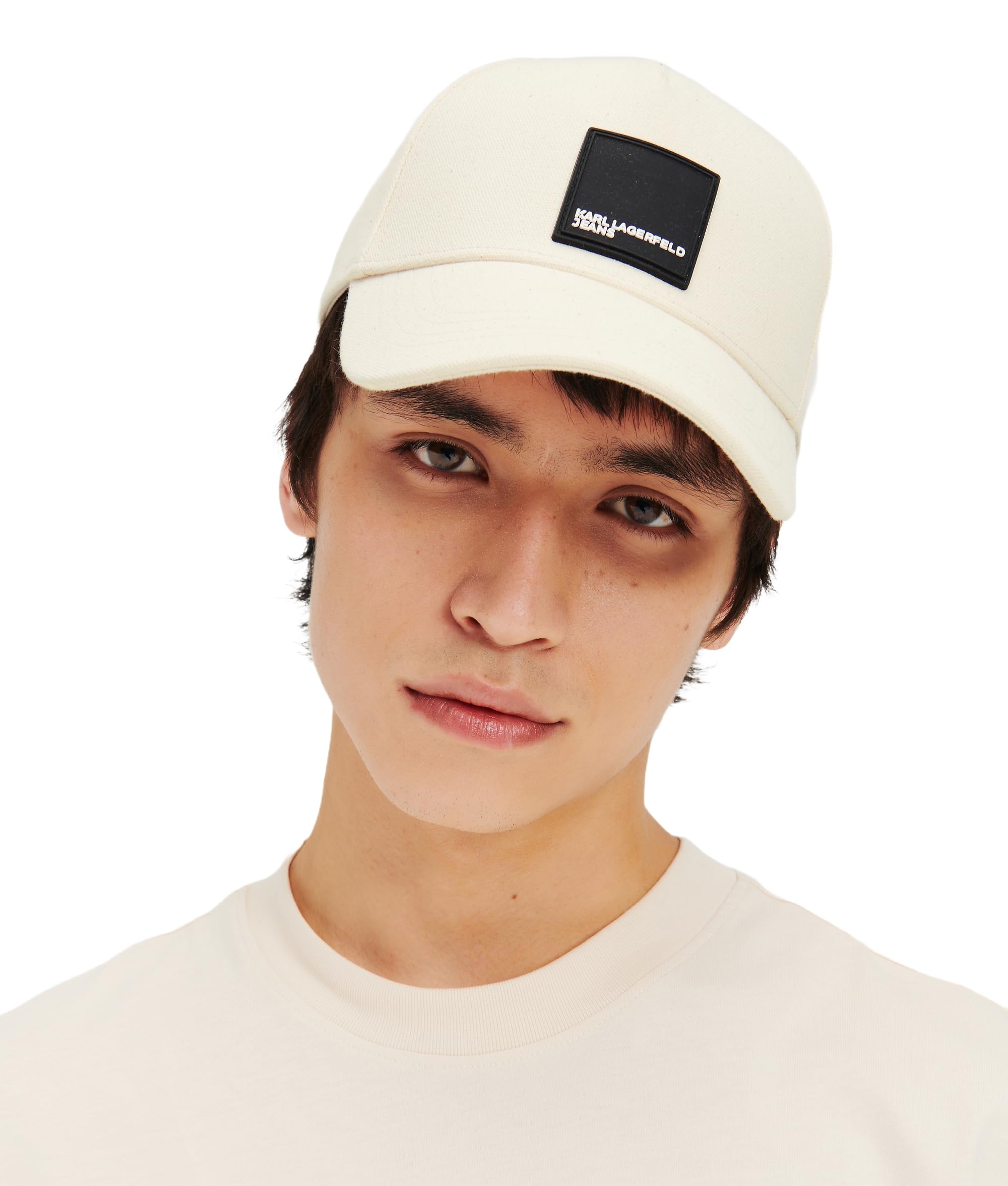 KARL LAGERFELD JEANS, Camiseta Esencial De Manga Corta con Logo para Hombre, Ajuste Regular
