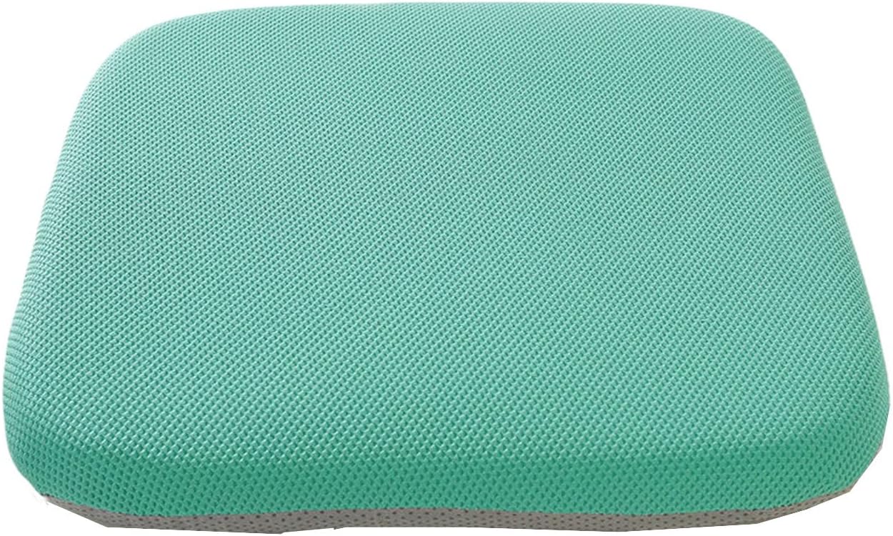 Seat Cushions for Office Chairs, Dining Chair Cushions 40x40 with Breathable Mesh Cover, Washable and Detachable Kitchen Chair Pads with Non Slip Bottom, Not Allergic Green 45x45cm
