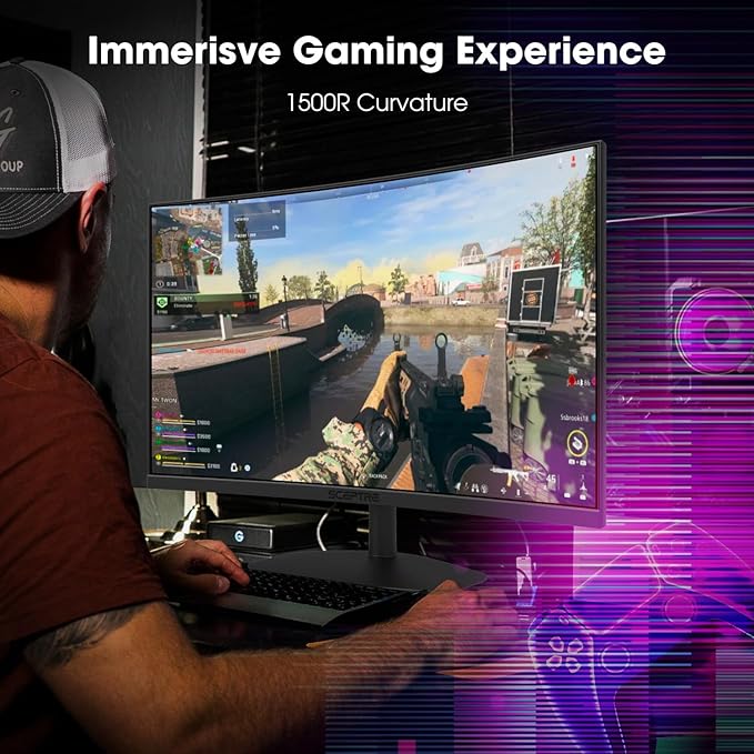 Monitor Curvo Gaming 27" Full HD 100Hz miniatura 6