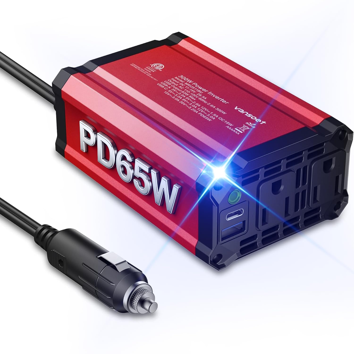 vansoet 300W Power Inverter
