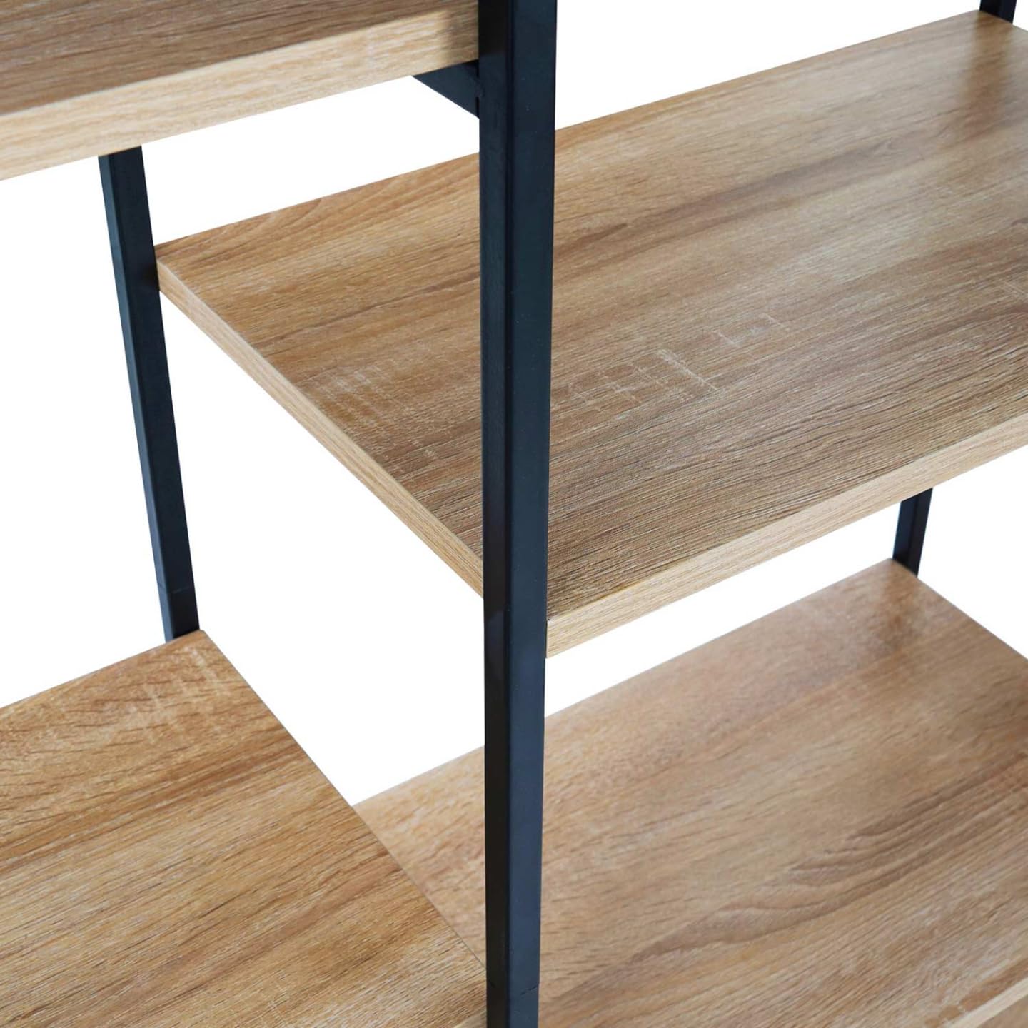 IDMarket - Étagère bibliothèque Trio 5 Niveaux Detroit Design Industriel 170 cm