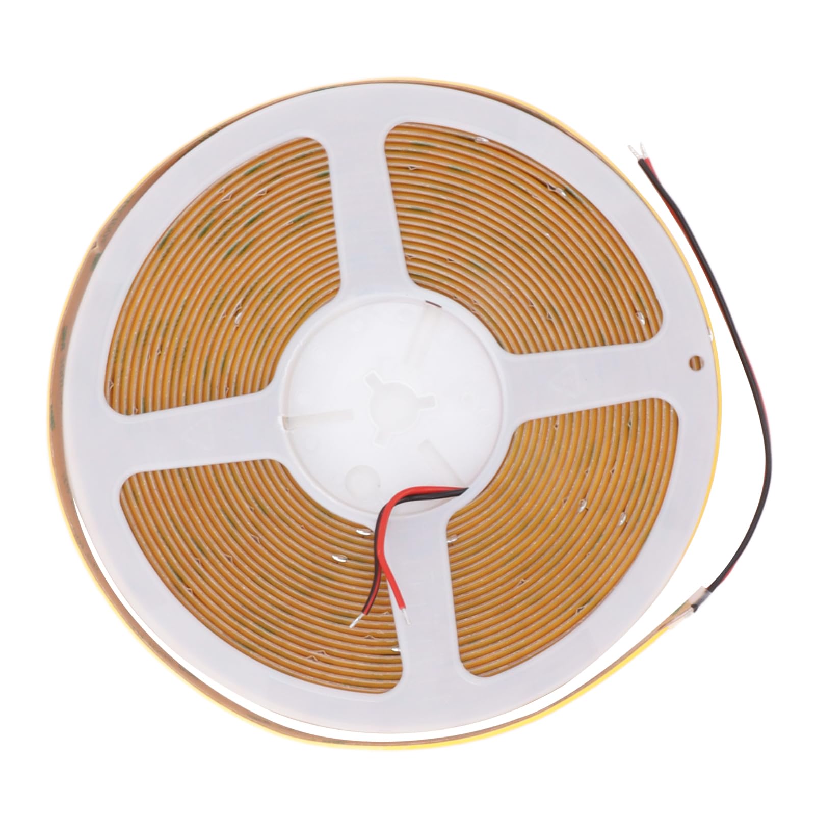 Cocoarm Striscia LED COB Silicone Doppia Nastro LED COB 32,8ft 24V 600 24W M Alta luminosità Uniforme Bagliore 180 Gradi per Armadietto Specchio Camera da Letto (Luce calda 3000K)