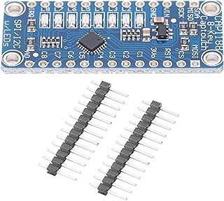 Capacitive Touch Module Capacitive Touch Switch Module Sensor Digital Capacitive Touch Sensor 8 Button Key Interface Switch I2C SPI