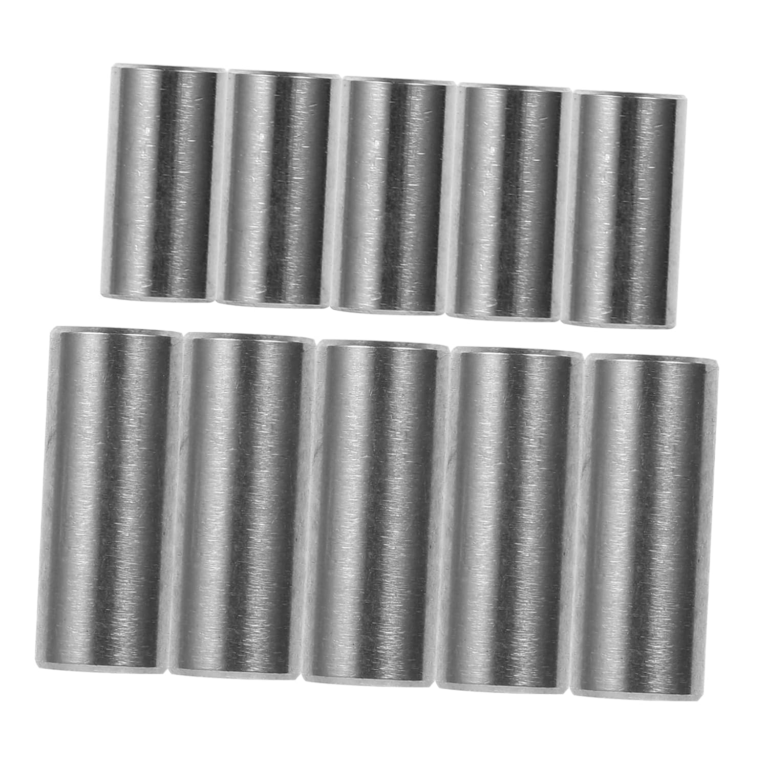 VILLCASE 10 Pcs Connecting Nut Round Coupling Nuts Wood Insert Lock Nut