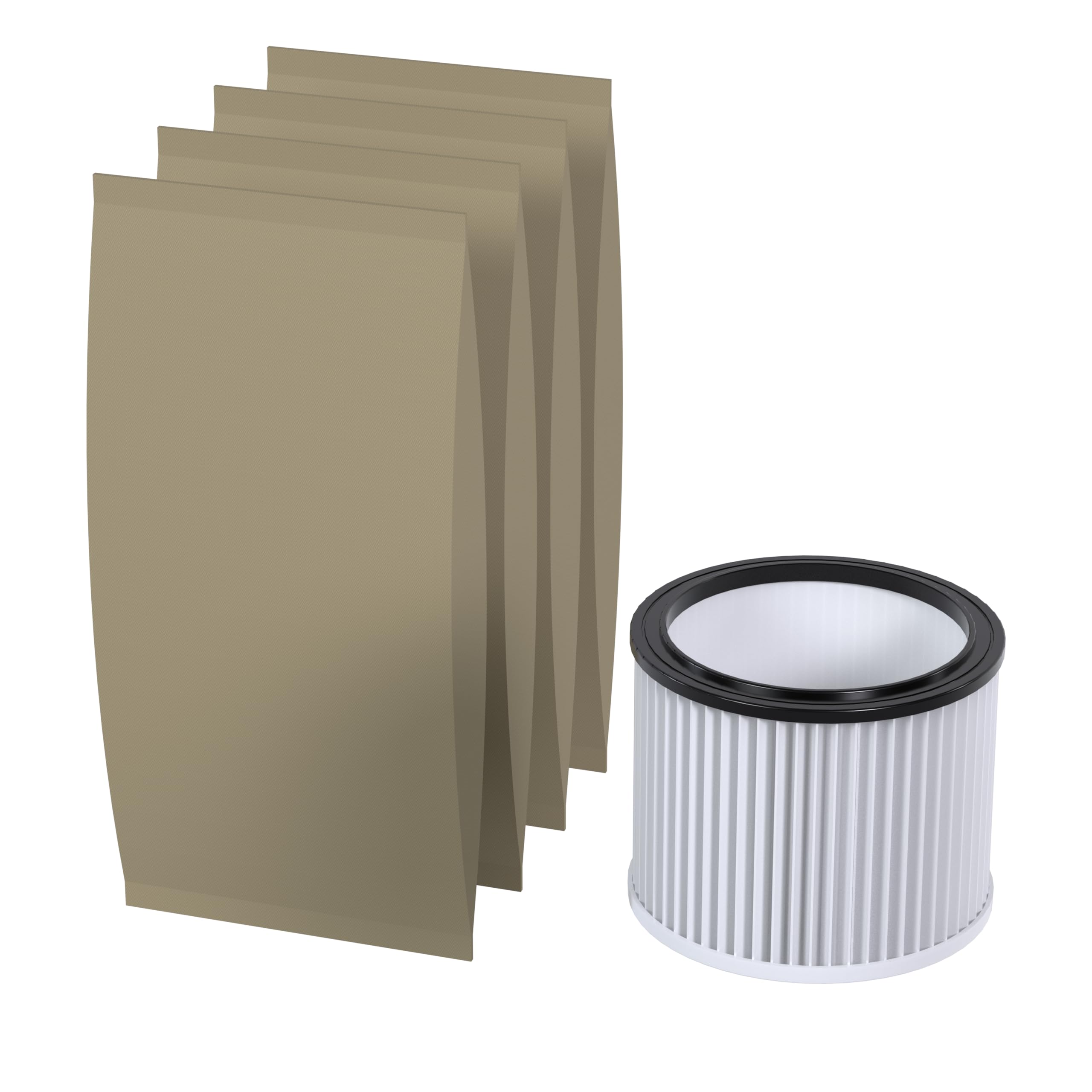 Güde Absauganlage GAA 55 (1200 W, 183 m³/h Luftleistung, 55 l Behältervolumen, 20.000 pa Unterdruck, 2 m Schlauchlänge / 10 cm Ø, inkl. Faltenfilter, Feinstaubvlies, Papierfilter & 5-tlg. Adapter-Set)