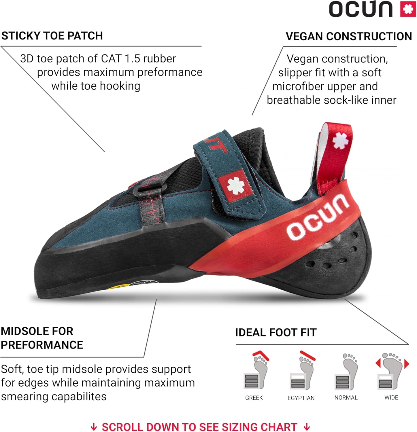 Ocun Bullit Bouldering Shoe | Rock Climbing Shoe