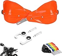 Vista 1 de PowerMotor Paramanos para motocicleta, protectores de mano universales con barra de cepillo de aluminio para motocicletas Pit Bikes, accesorios