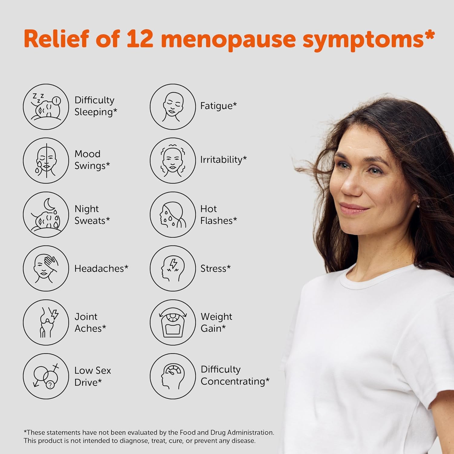 Amberen Menopause Supplement for Women, 60 Gummies, Clinically Proven, Helps Support Hormone Balance, Helps Relieve 12 Menopause Symptoms: Hot Flashes, Night Sweats, Mood Swings and More - Image 2