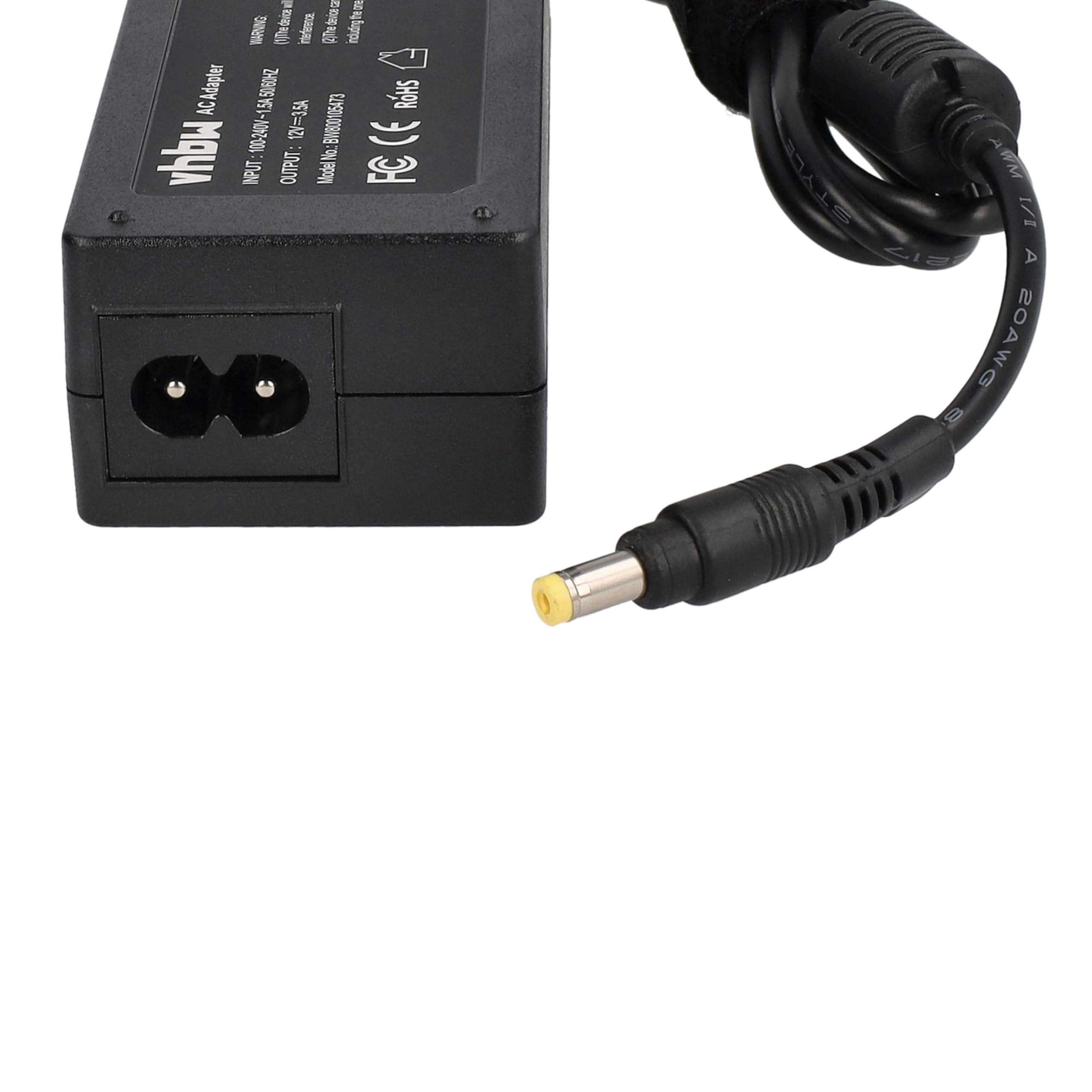 vhbw 1x alimentatore compatibile con Asus Eee PC 900SD, 1000XP, 1000H, 1000, 1000HA, 900a, 900hd, 900ha, 1002HA, 900 notebook, 42 W