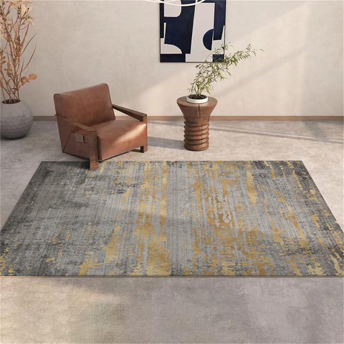 Tapis carreaux de ciment 40X60CM lavable en machine pour sol difficile à nettoyer