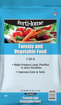 Fertilome 13855 Tomato and Vegetable Food 7-22-8 3.25 lbs.