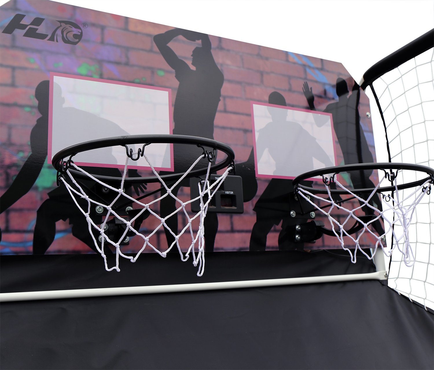 HLC - sistema de baloncesto electrónico arcade 8 en 1 para Dos jugadores