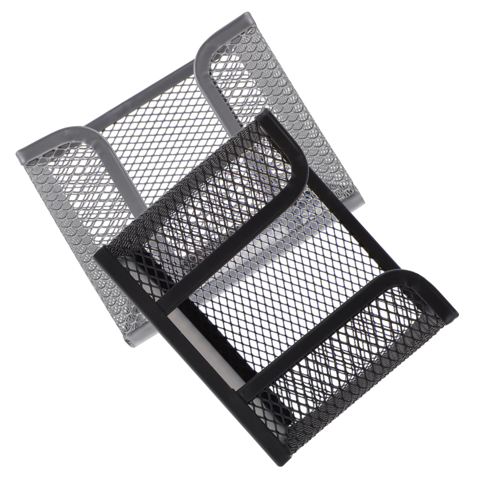 VILLCASE 10piezas Caja Organizadora De Notas Adhesivas Soporte De Memo Para Escritorio Contenedores De Papelería Para Oficina y Hogar