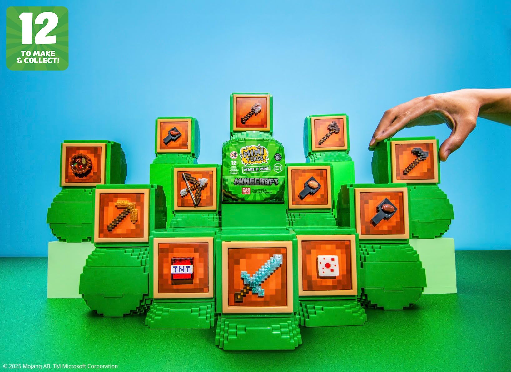 MGA's Miniverse Make It Mini Minecraft, Mini Collectables, Mystery Blind Packaging, DIY Resin Play, 12 Collectables - Image 2