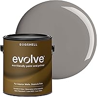Vista 43 de EVOLVE Pintura e imprimación para interiores, cáscara de huevo (blanco alabastro), 1 galón, cobertura de una capa, excelente oculto, bajo contenido