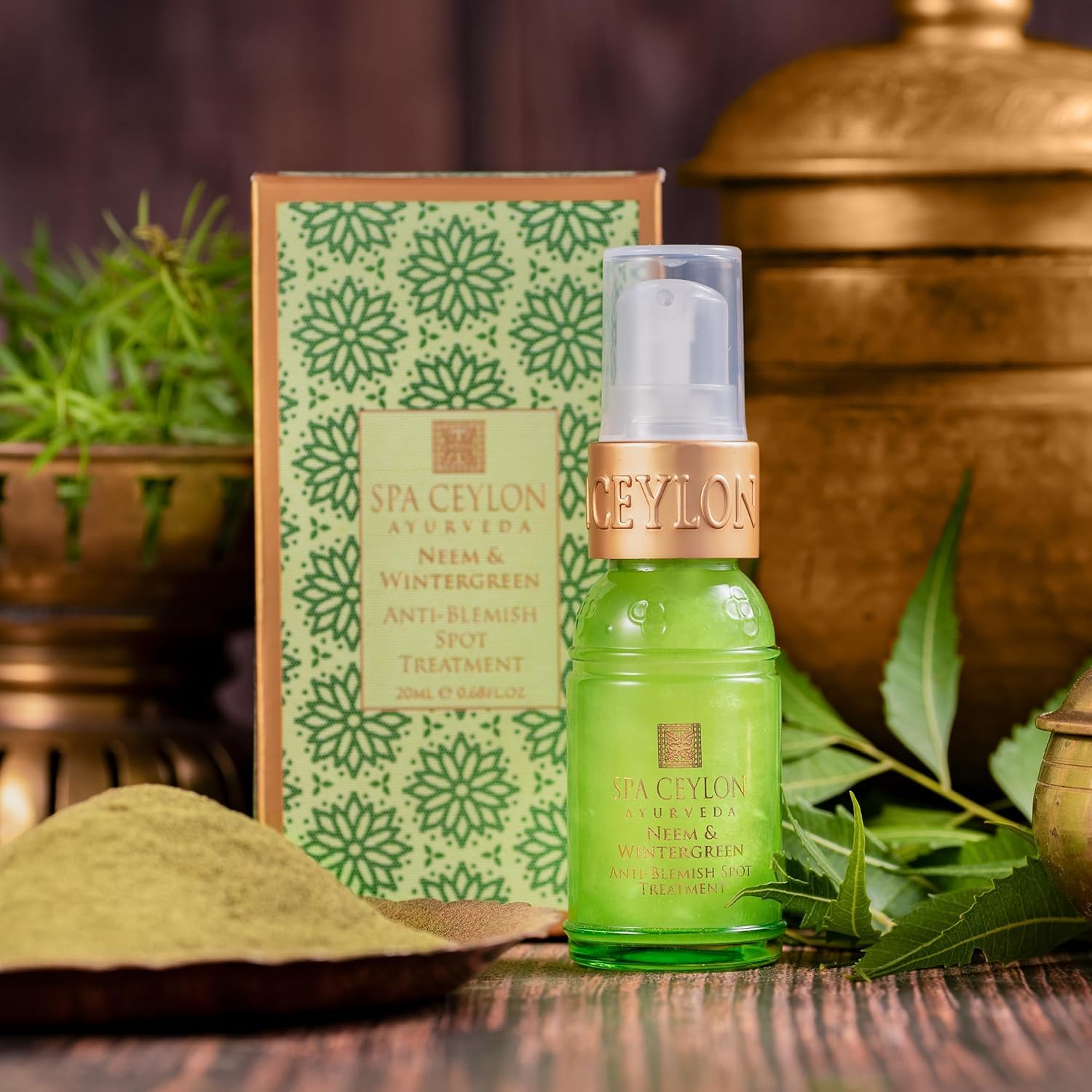 SPA CEYLON NEEM & WINTERGREEN - Anti-Blemish Spot Treatment | Controls acne and clears skin | Blackheads | acne | For oily skin