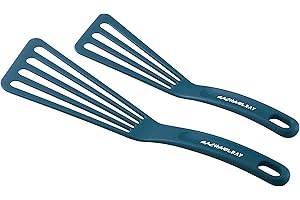 Rachael Ray Tools and Gadgets 2-Piece Nylon Turner Set, Marine Blue