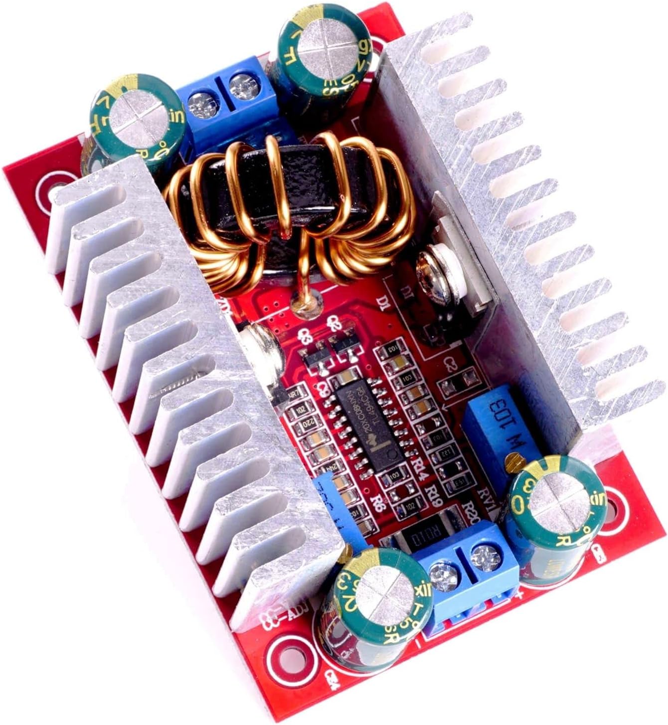 LAOMAO DC-DC Step Down Wandler - Einstellbar 4-40V Auf 1,25-37V, 3A, Mit Digitalvoltmeter (2er Pack)