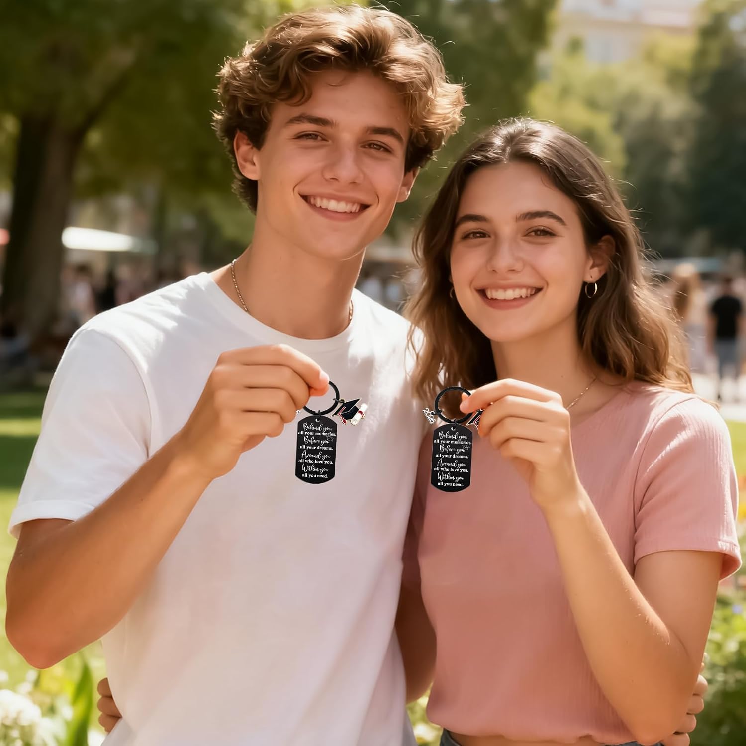 Graduation Keychain 2026 | Graduate Souvenir Charm | Congrats Grad Backpack Charm | for College University Student Son - Image 2