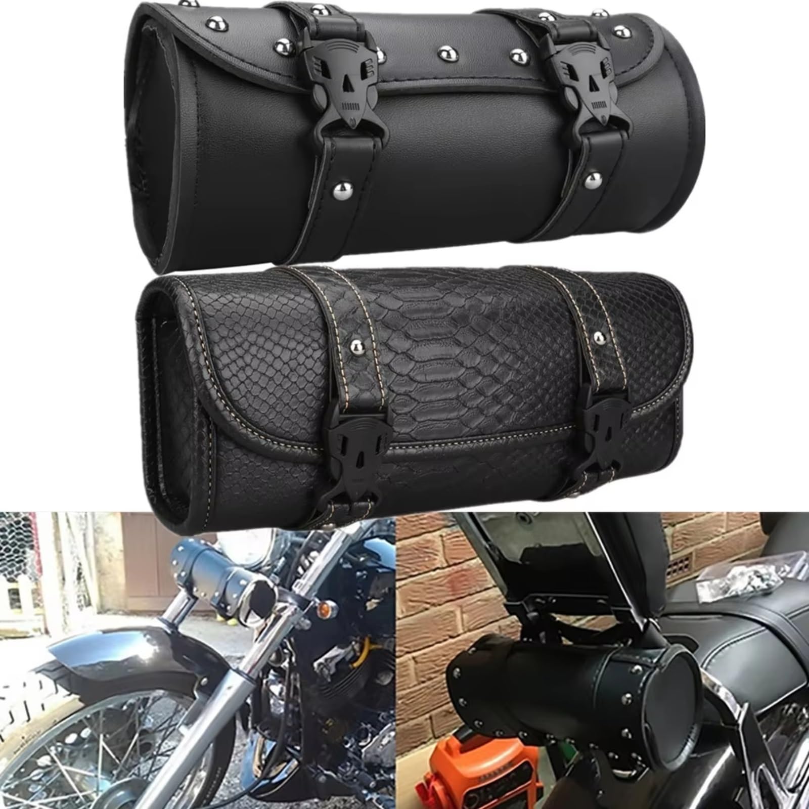 K Compatibile Con La Borsa Universale Per Manubrio, Impermeabile, Per Riporre Borse Laterali, Per Moto, Forcella Anteriore, Attrezzi.(4)